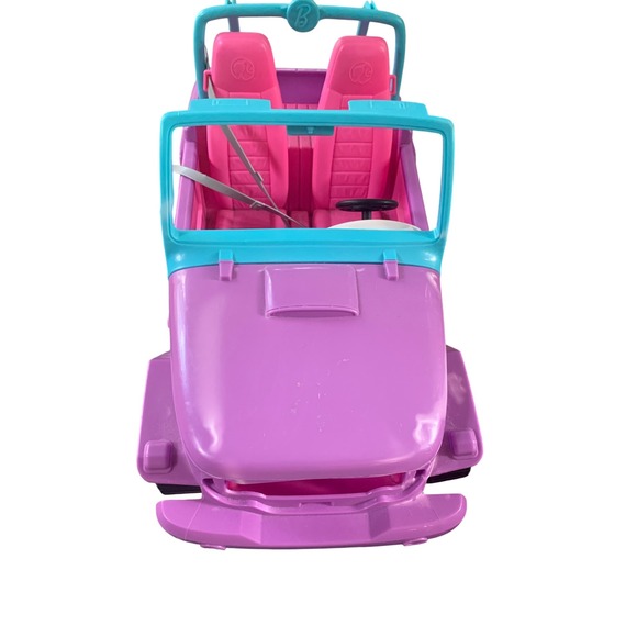 Barbie Purple & Blue Convertible Car Toy Vehicle Doll Accessory - Picture 1 of 5